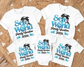 Comfort Colors Sea World Family Vacation 2026 Shirt, Sea World Vacation Shirt, Family Cruise Trip, Making Memories Together, Family Vacation