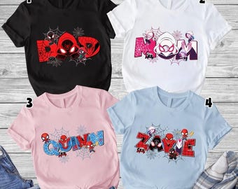 Retro Spidey and His Amazing Friends Family Matching Shirt, Spiderman Hero Theme Shirt, Hero Party Tee, Spidey Birthday Boy Girl Gift