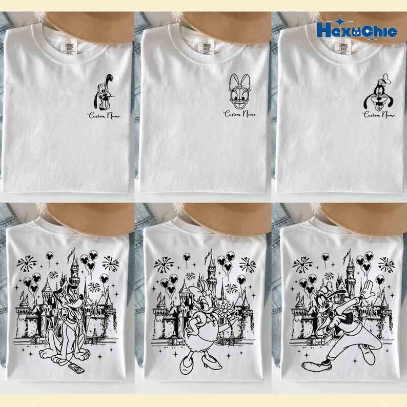Personalized Disneyland Mickey Minnie Happiest Place One Earth Shirt, Disneyworld Family Trip Shirt, Disneyland Family Matching 2026 Tee image 2