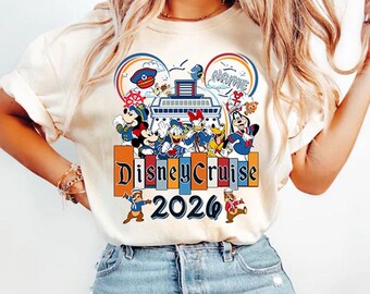 Comfort Colors Disneyland Cruise Line Shirt, Mickey and Friends Cruise Trip Tee, Disneyland Vacation Shirt, Disneyland Family Cruise Trip