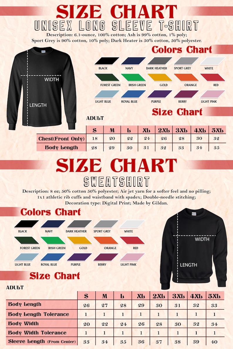 a long sleeved shirt with measurements and measurements