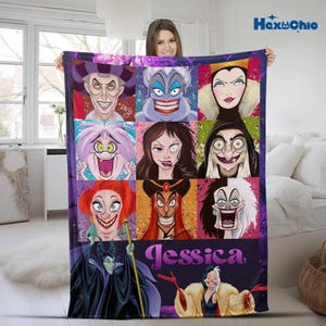 Personalized Disneyland Cars Blanket Personalized Fleece Blanket, Custom Name Lightning McQueen Blanket, Disneyland Cars Gift image 1