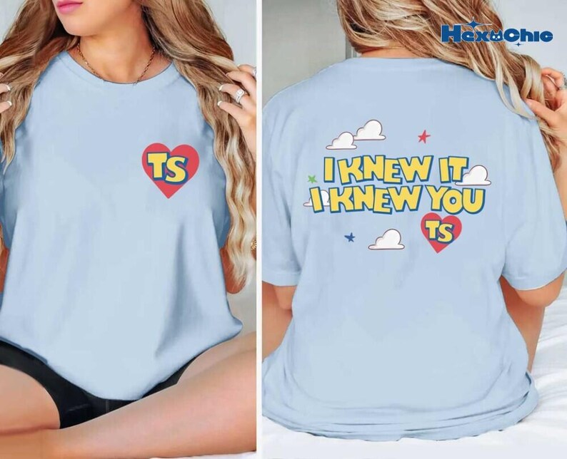 Comfort Colors Toy Story 5 Shirt, I Knew It I Knew You Tee, Toy Story Aesthetic Tshirt, Gift for Fan, Buzz Lightyear Shirt image 2