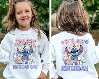 Comfort Custom Stitch Its My Birthday Shirt, Custom Stitch Birthday Shirt, Disneyland Birthday Girls Boys Shirt, Magic Kingdom Shirt
