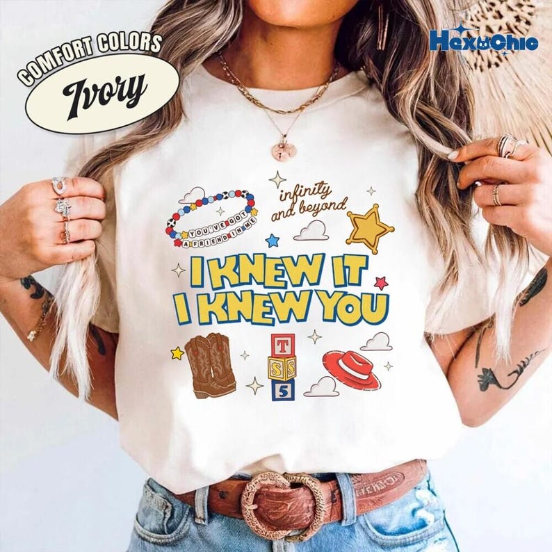 Comfort Colors Toy Story 5 Tee, I Knew It I Knew You Shirt, Long Live Tay Story Shirt, You've Got a Friend in Me, Disneyland Trip Tee image 3