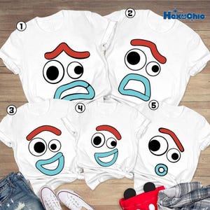 Forky Halloween Costume Shirt, Forky Toy Story Halloween Group Shirt, Forky Emotion Face Shirt, Toy Story Shirt, Halloween Trip Shirts