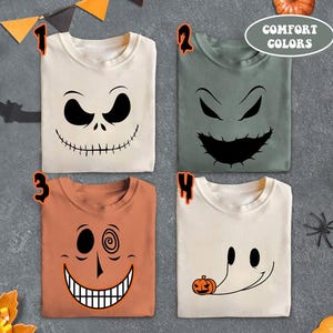 Nightmare Before Christmas Halloween Costume Shirt, Jack Sally Oogie Boogie Zero Mayor Shirt, Disneyland Halloween Trip, Halloween Party Bild 1