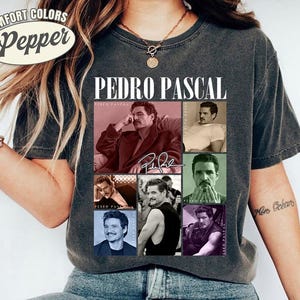 Comfort Colors Pedro Pascal Shirt, Vintage Pedro Pascal Shirt, Pedro Pascal 90s Merch, Gift For Him, Gift For Her, Pedro Pascal Lovers Tee