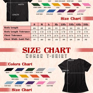 the size chart of a t - shirt for men and women
