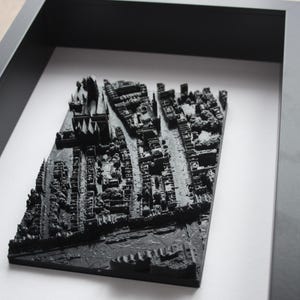 Gdańsk modèle 3D | Long marché de Gdansk | Décoration 3D | Maquette architecturale de la ville de Gdansk | Modèle urbain | Sculpture 3D | Makieta Miasta | Miniature