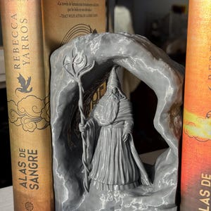 Zauberer-Buchstütze - Zauberer-Buchstütze, Regaldekoration