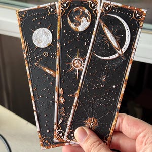 Bookmark - &quot;Galactic Wonders&quot; / fantasy bookmark / autumn bookmark