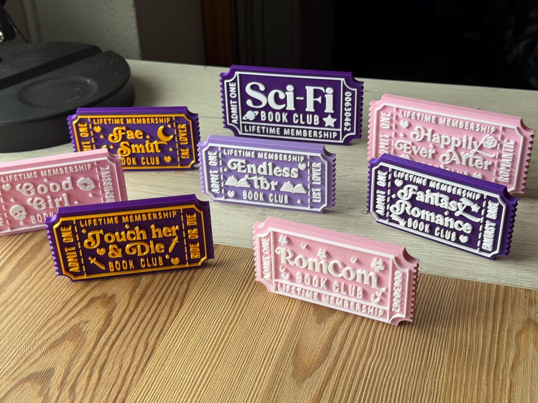 Custom Sign for Bookshelf – Personalized Book Label | Book Lover Gift ...