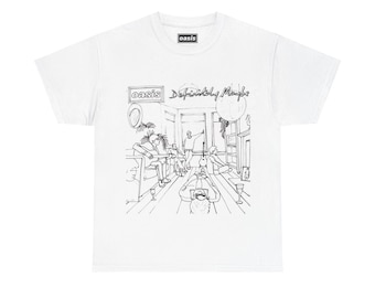 Original 1994 Oasis Definitely Maybe True Vintage Tshirt