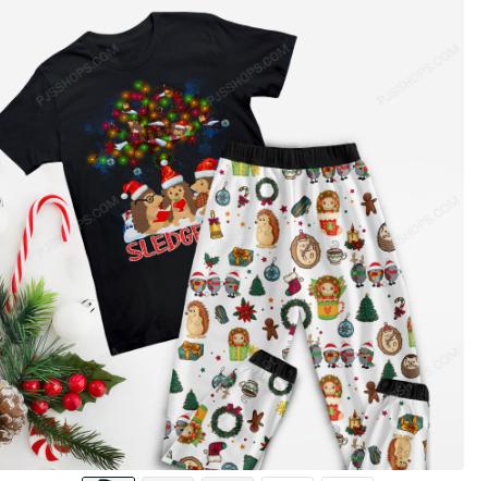Hedgehog Pjs Etsy Canada