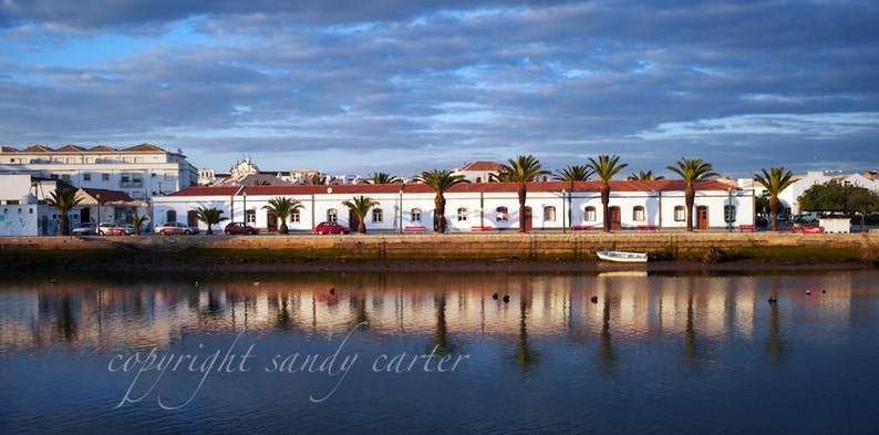 Portugal Beach Town at Sunset