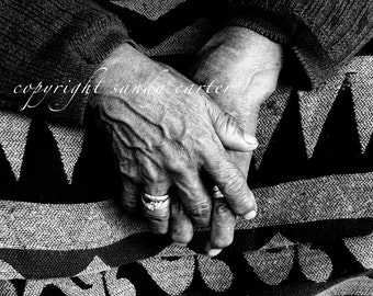 Hands in Black and White - A Fine Art Photograph