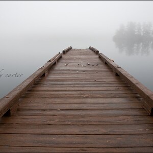Dock in the Fog Fine Art Photography