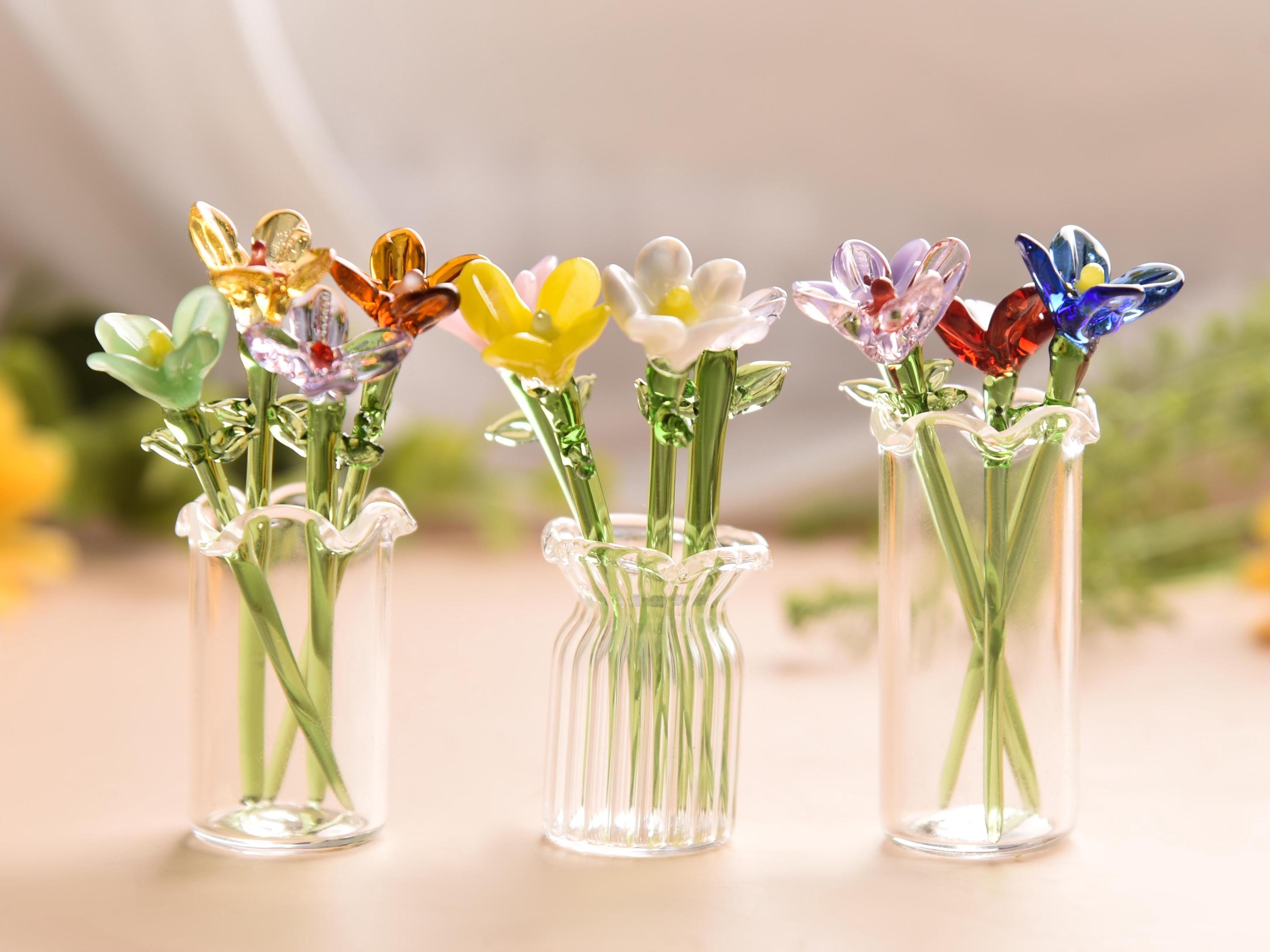 Epoxy glass art flowers - Etsy 日本