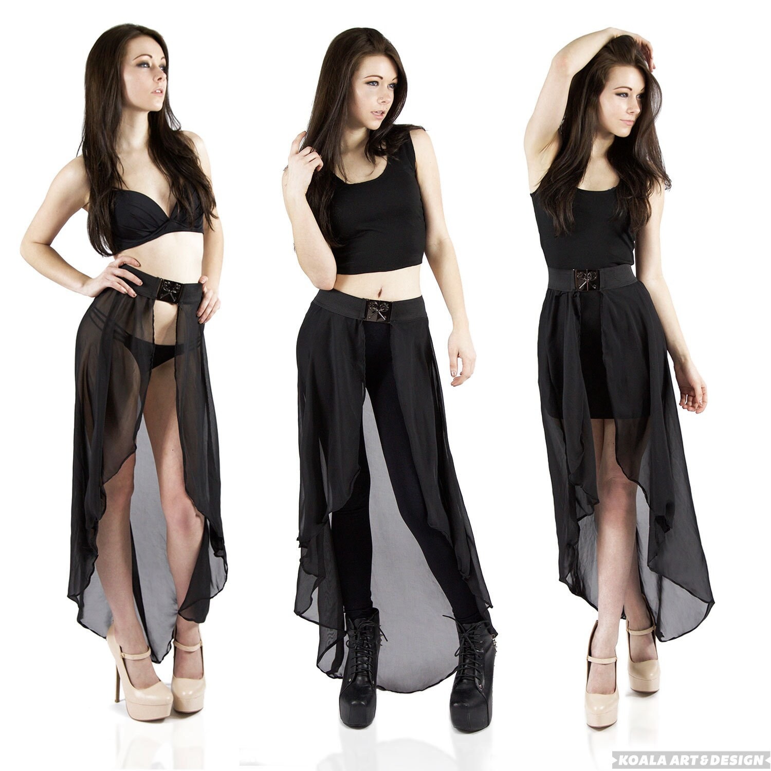 【n.VB】KL High Count SASH BELT SKIRT n.VB】KL High Count SASH BELT SKIRT
