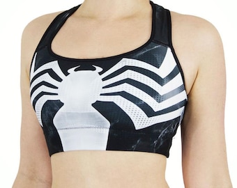 Symbiote Take Over Sports Cosplay Costume Bra