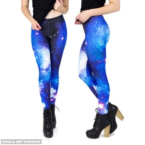 Blue Galaxy Leggings