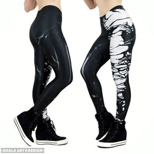 Symbiote Take Over Venom Cosplay Leggings