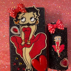 betty boop cigarette case Betty Boop Cigarette Case, Cigarette Pac Holder, Cigarette Box 100s
