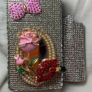 Womens cigarette case, cigarette pac holder, cigarette box 100s