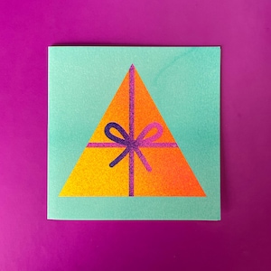 double TRIANGLE card