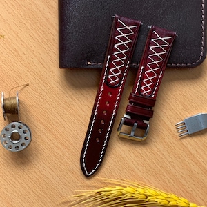 Custom Veg–Tan Leather Watch Strap ,Personalization Leather Watch Band, Handmade Leather Watch Strap,Leather Strap,22mm 20mm 18mm 16mm 14mm.