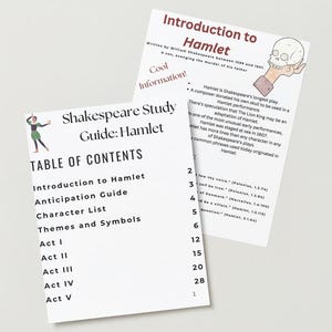 Guía de estudio de Shakespeare Hamlet
