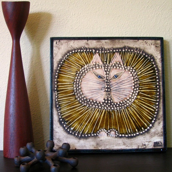 RESERVED FOR TAIAI Lisa Larson Gustavsberg Cat Tile