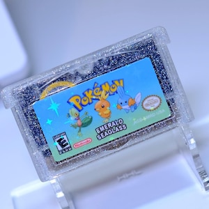 オプションの RTC 付き Gameboy Advance GBA 用 Pokemon Emerald Seaglass v3.0 フラッシュ カートリッジ