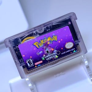 オプションの RTC を備えた Gameboy Advance GBA 用 Pokemon Unbound v2.1.1.1 フラッシュ カートリッジ