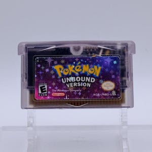 Pokemon Unbound v2.1.1.1 Flash Cart for Gameboy Advance GBA with Optional RTC