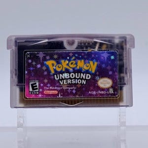 Pokemon Unbound v2.1.1.1 Flash Cart for Gameboy Advance GBA with Optional RTC