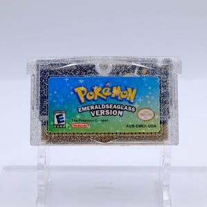 オプションの RTC 付き Gameboy Advance GBA 用 Pokemon Emerald Seaglass v3.0 フラッシュ カートリッジ