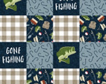 bass fish crib bedding