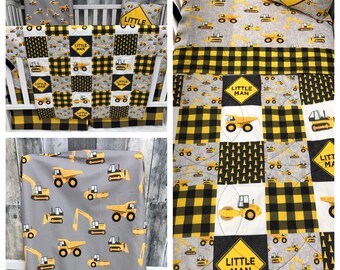 Construction Bedding Etsy