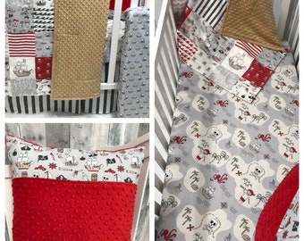 pirate crib sheets