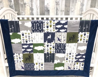 Hunting Baby Bedding Etsy