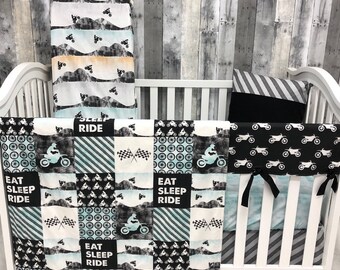 Dirt Bike Crib Set Etsy