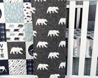 adventure crib bedding set