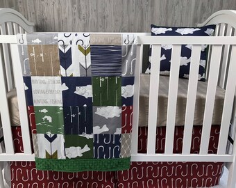 fishing crib sheets