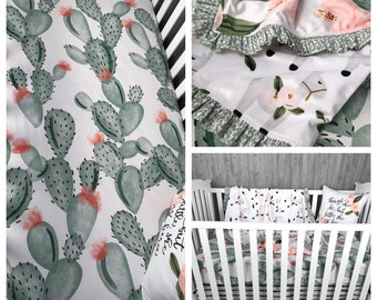 baby boy cactus bedding