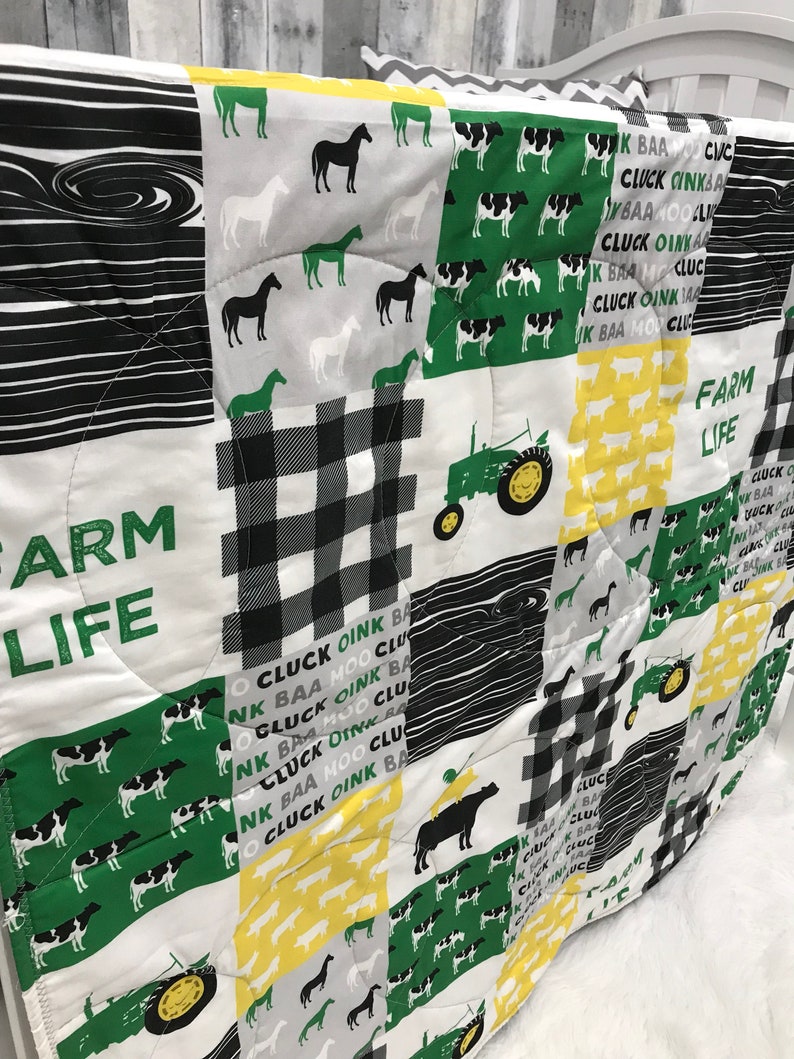 Baby Nursery Set Baby/Toddler Blanket Farm Gender Etsy