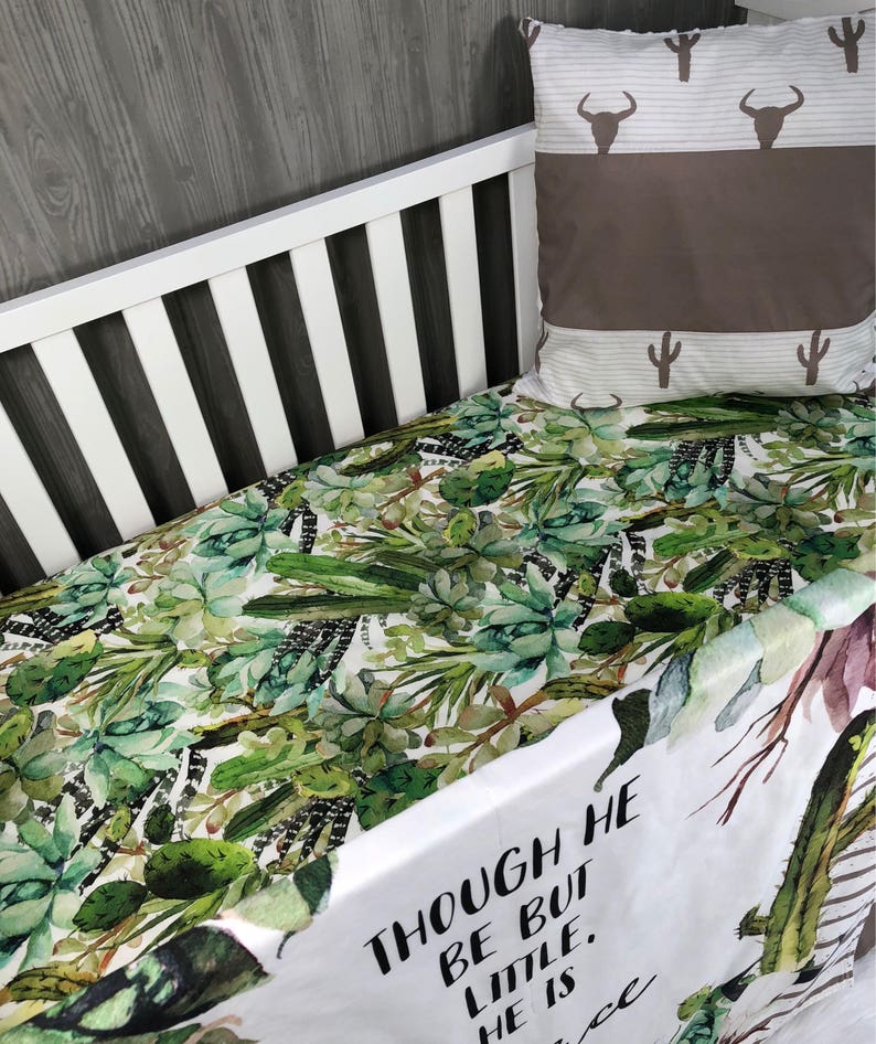 Custom Made Baby Bedding Aztec Tribal Desert Cactus Etsy Australia