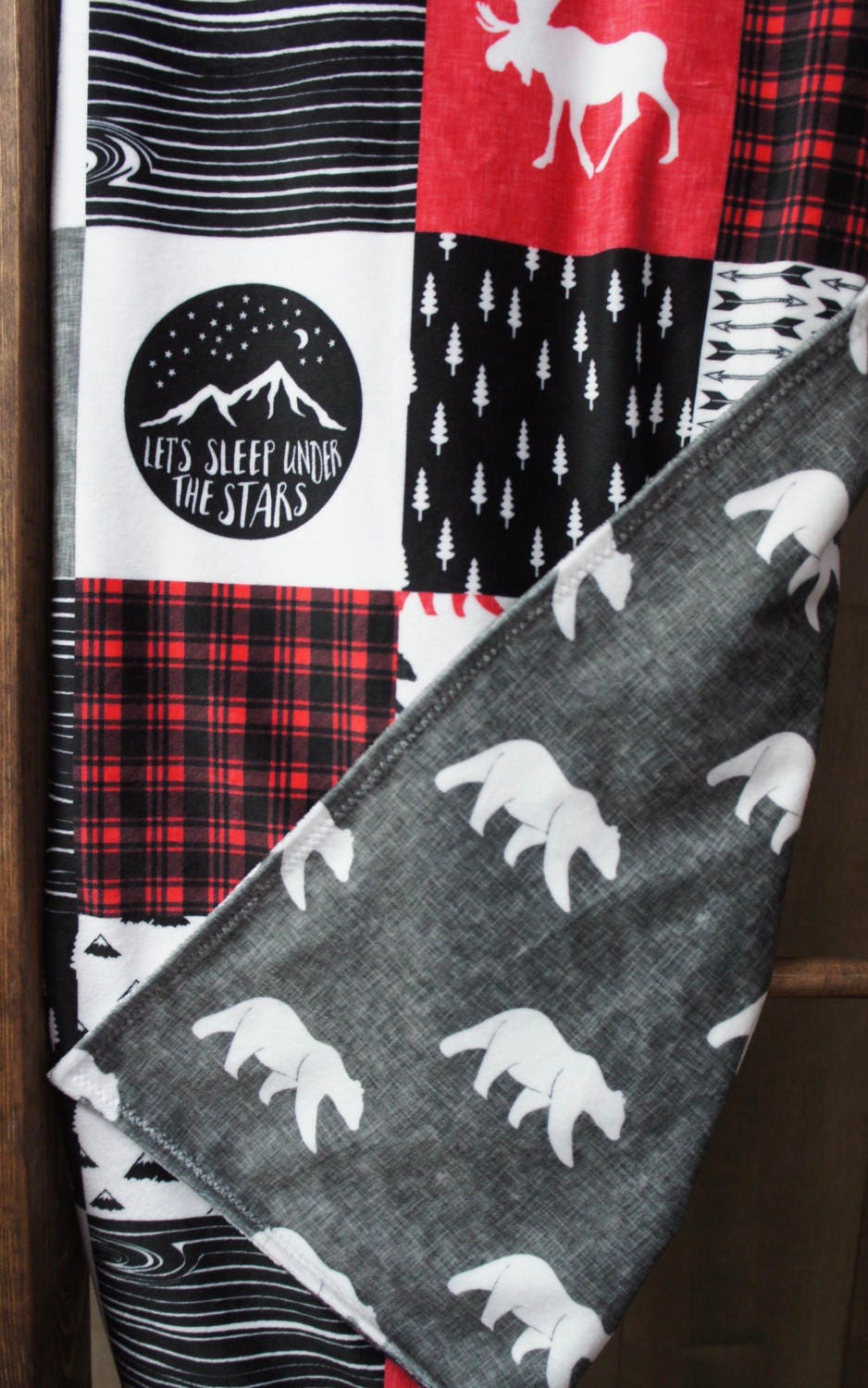 Walts Wagons Minky Blanket main image 0