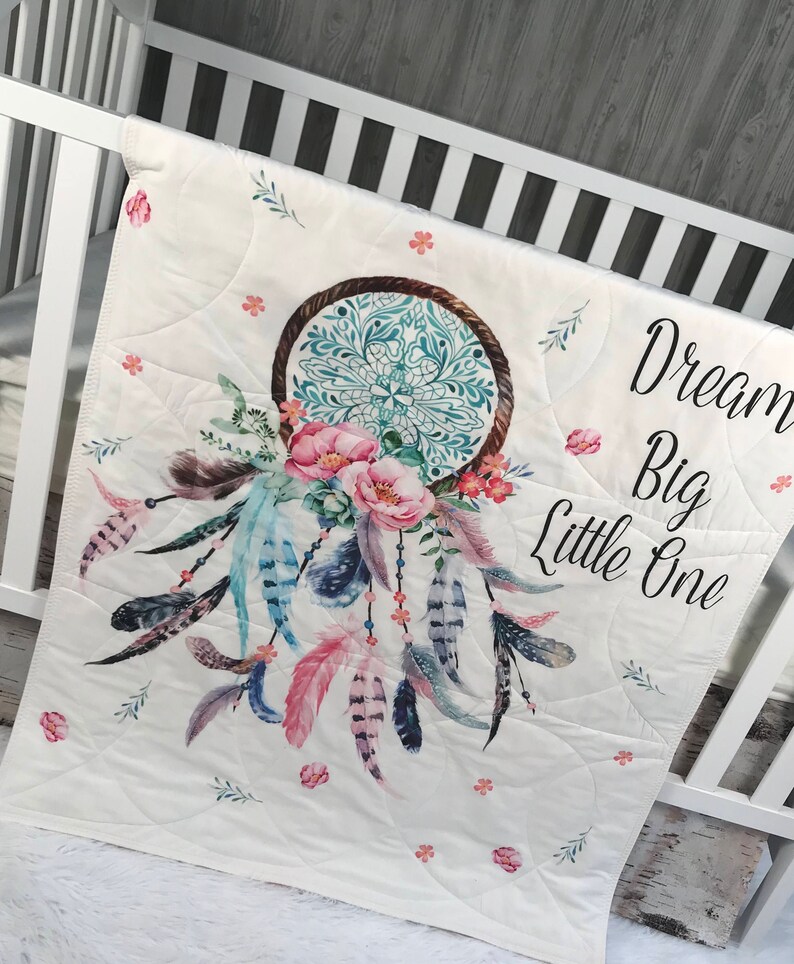 Custom Made Baby Bedding Aztec Dream Catcher Boho Etsy Canada